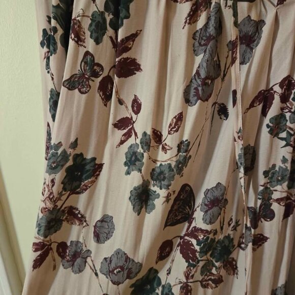 Free People 'Pebble' Crepe So Fine Smoked Tunic Top Size XS in Lavender - Picture 9 of 16